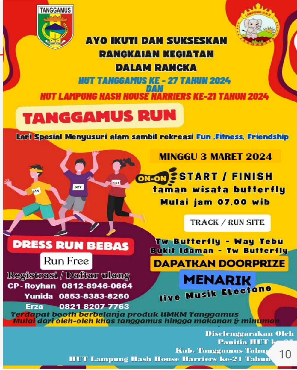 Pemkab Tanggamus Gelar Tanggamus Run Siapkan Doorprize Menarik