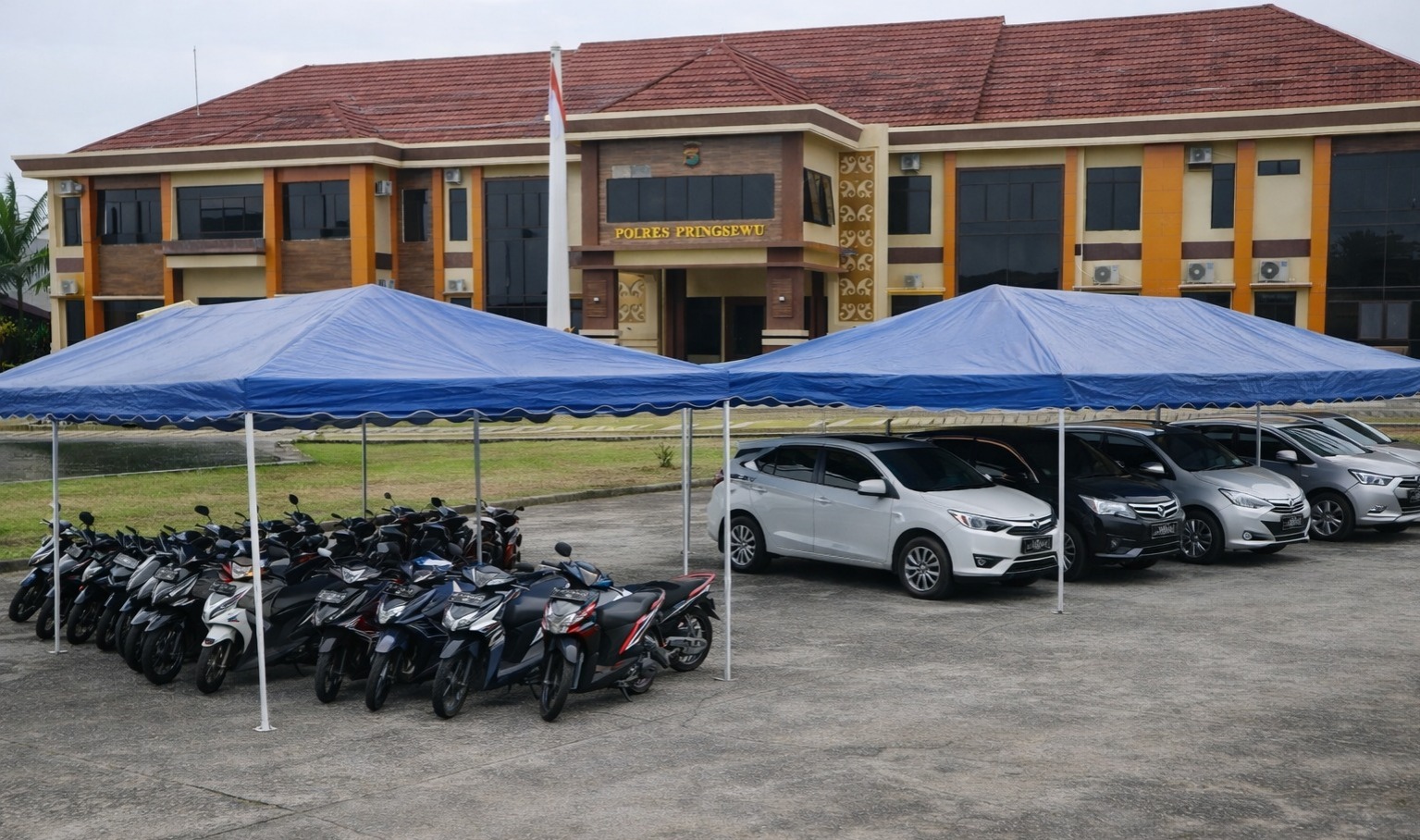 Jelang Mudik Lebaran, Polres Pringsewu Sediakan Layanan Titip Kendaraan Gratis