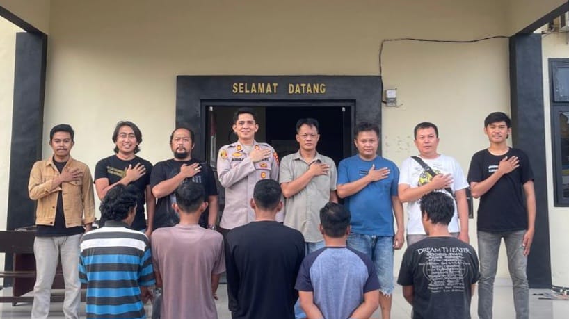 Terlibat Perjudian,Lima Orang Diamankan Polsek Pulau Panggung 