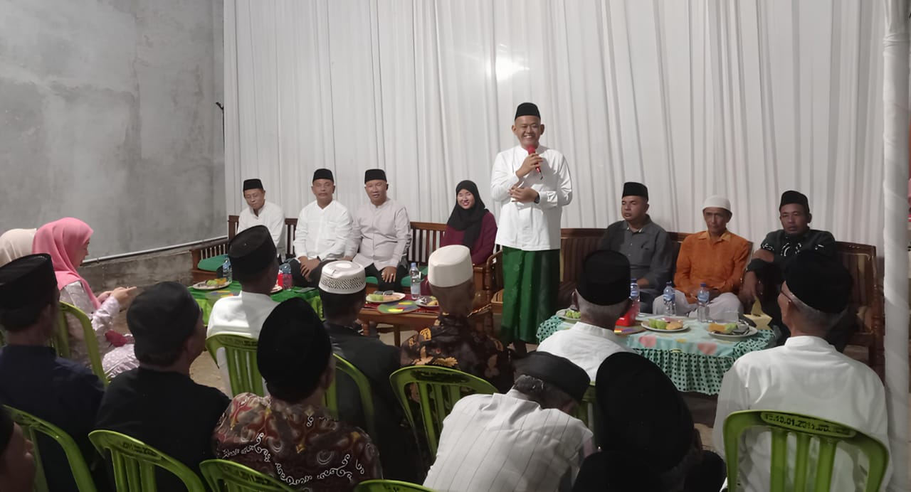 Bakal Calon Bupati Pringsewu Fauzi Sampaikan Program Unggulan di Syukuran Rumah Baru Laras