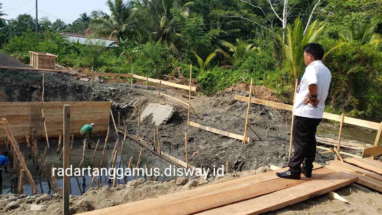 Akhirnya, Jembatan Way Nipah, Pematang Sawa Tanggamus Lampung Dibangun Permanen