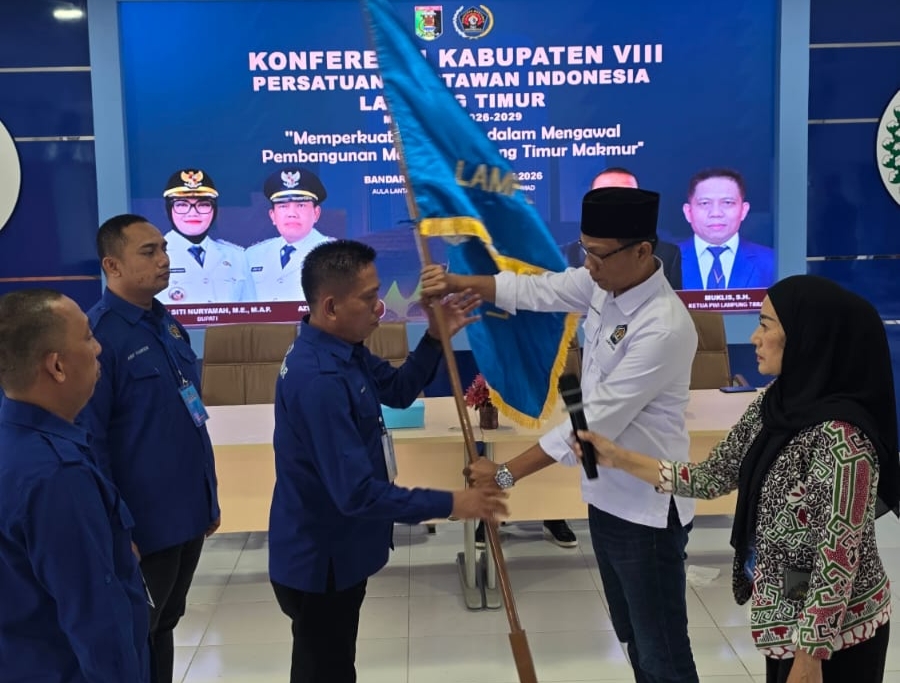 Muklis Kembali Nahkodai PWI Lampung Timur Periode 2026–2029