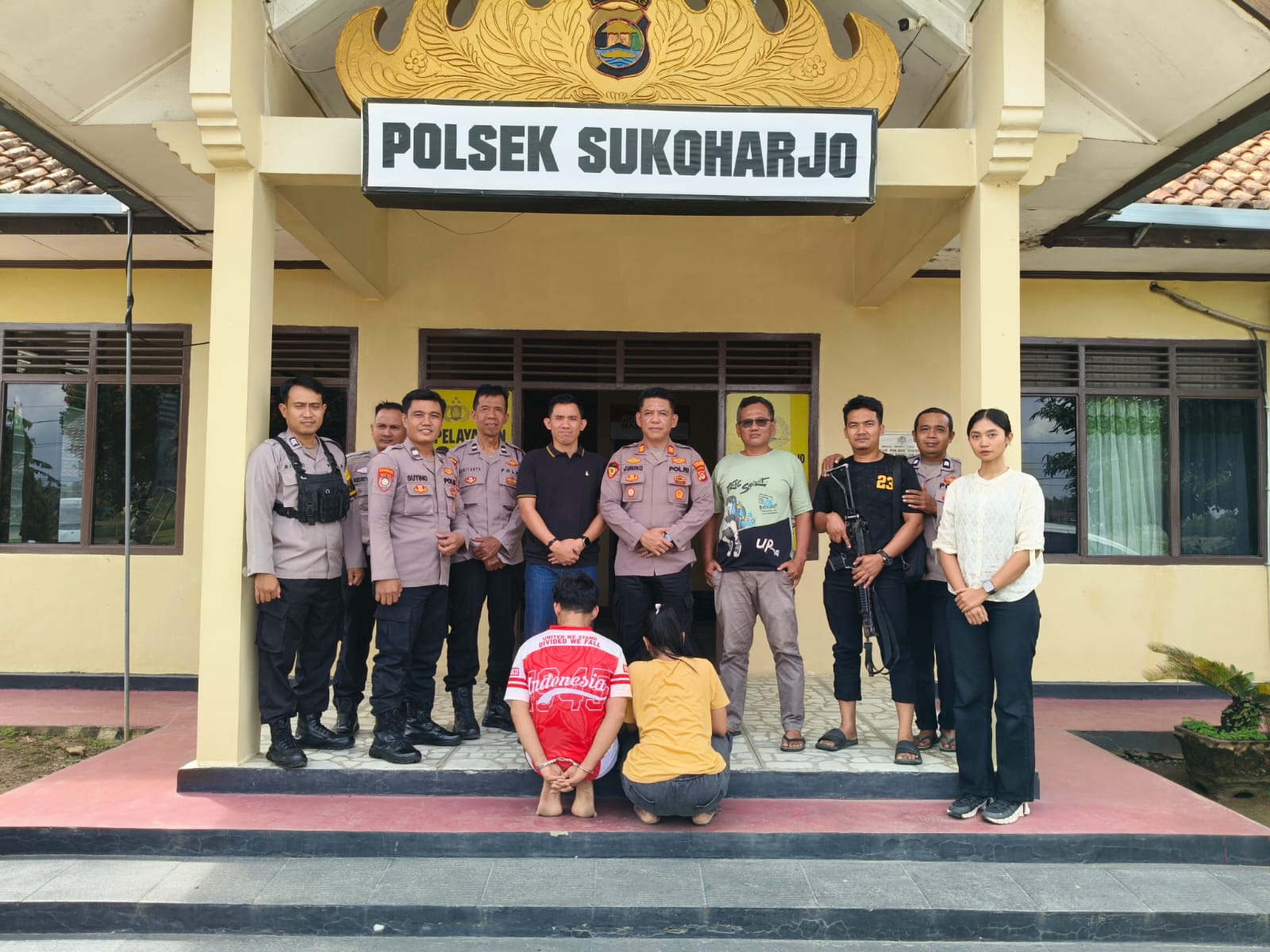 Kurang Dari 10 Jam, Pasutri Muda Yang Bobol Rumah Warga Pringsewu Diciduk Polisi