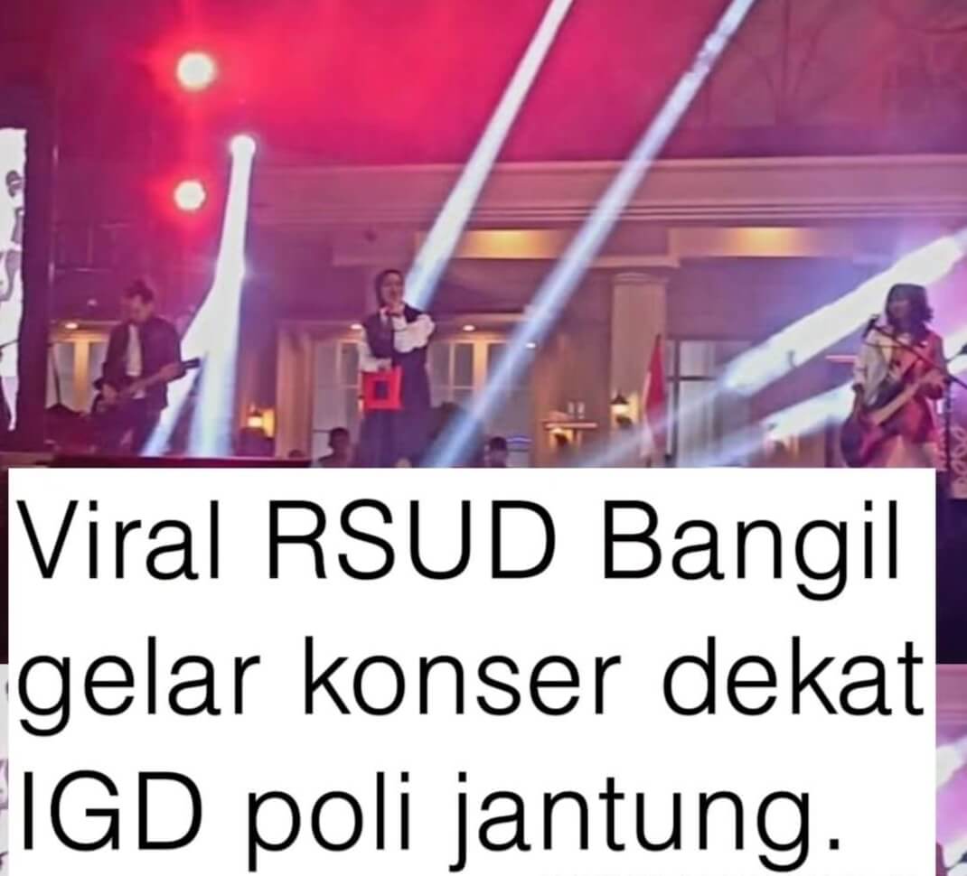 Gelar Konser Musik Dekat IGD dan Poli Jantung, RS Bangil Dikecam dan Panen Kritikan