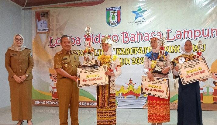 16 Pelajar SMP di Pringsewu Ikuti Lomba Pidato Bahasa Lampung