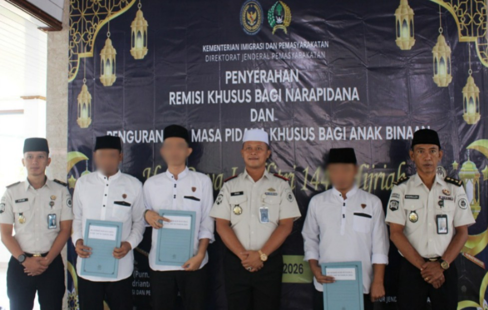 359 Warga Binaan Lapas Kotaagung Terima Remisi Idulfitri