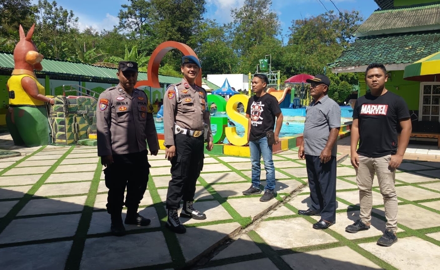 H+3 Lebaran, Polisi Perketat Pengamanan Objek Wisata di Pringsewu