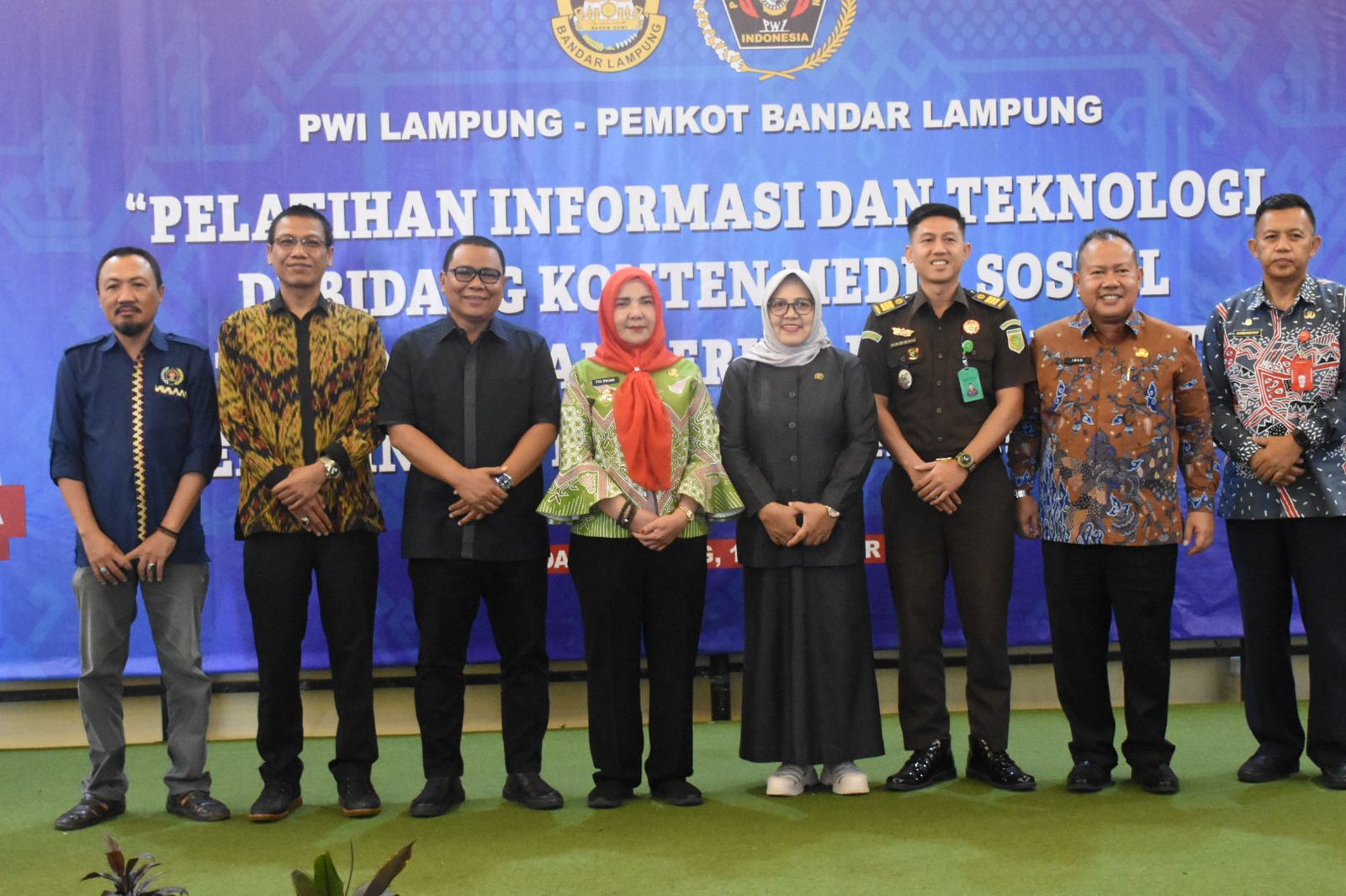 PWI Lampung Beri Pelatihan IT Hingga Teknik Penulisan Berita Bagi ASN Pemkot Bandar Lampung 