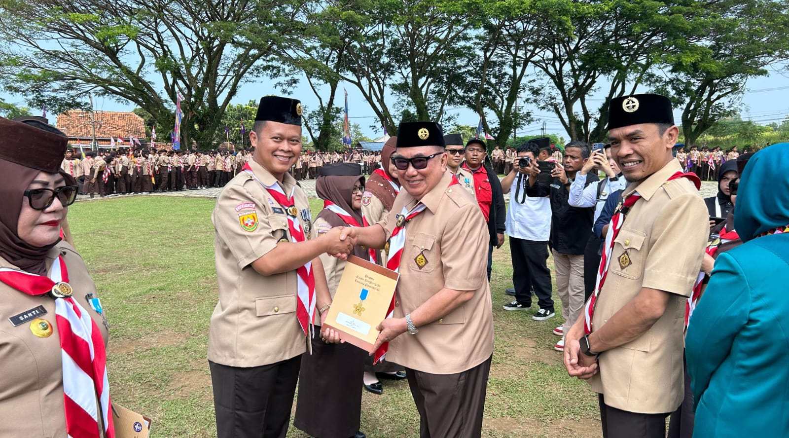 Apel Besar Hari Pramuka Ke 64 di Tanggamus, Bupati Tekankan Peran Pramuka Dukung Ketahanan Bangsa