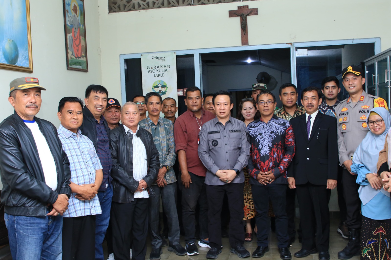 Forkopimda Pringsewu Pantau Kebebasan Beribadah di Malam Natal