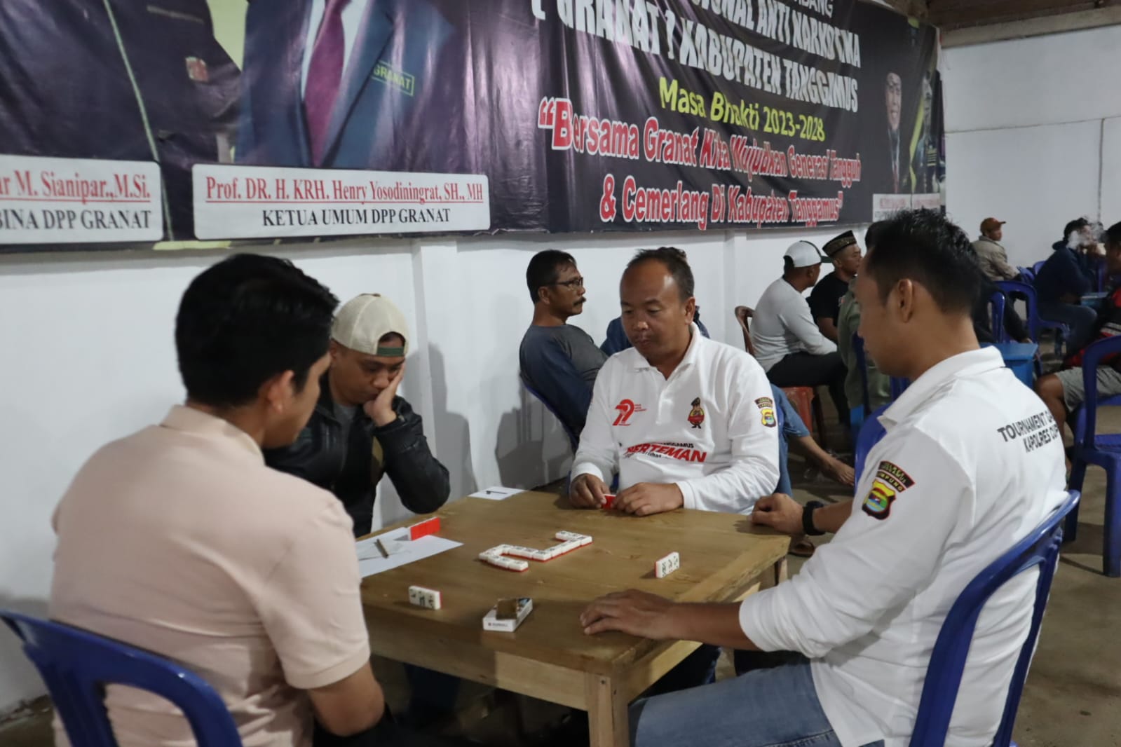 200 Peserta Ikuti Turnamen Gaple Kapolres Tanggamus Cup