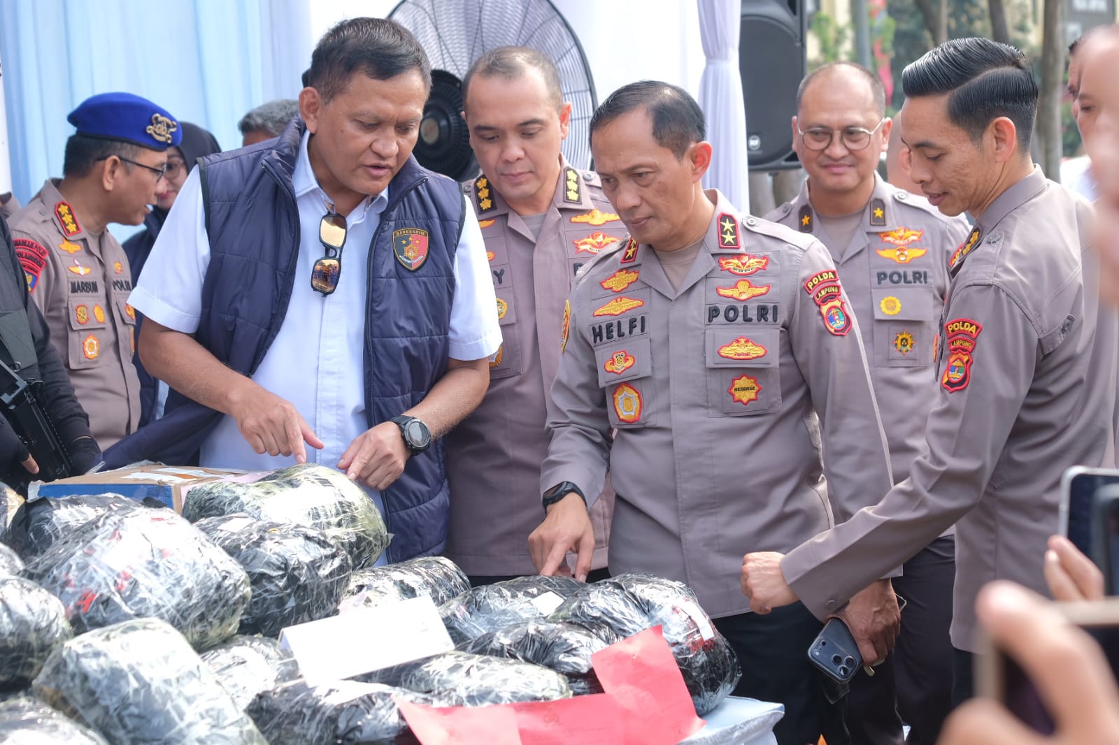 Operasi 14 Hari, Polda Lampung Ungkap 379 Kasus Narkoba