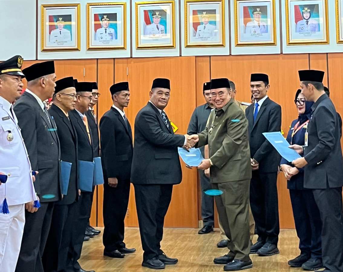 Bupati Tanggamus Moh.Saleh Asnawi Mutasi 75 Pejabat, Berikut Daftarnya