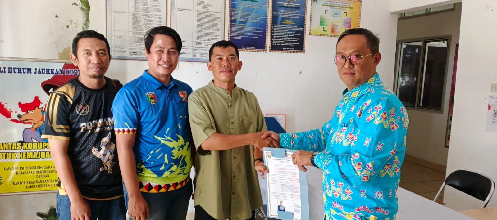 DPD KNPI Tanggamus Terima STLK dari Kesbangpol, Siap Jalankan Program Kepemudaan