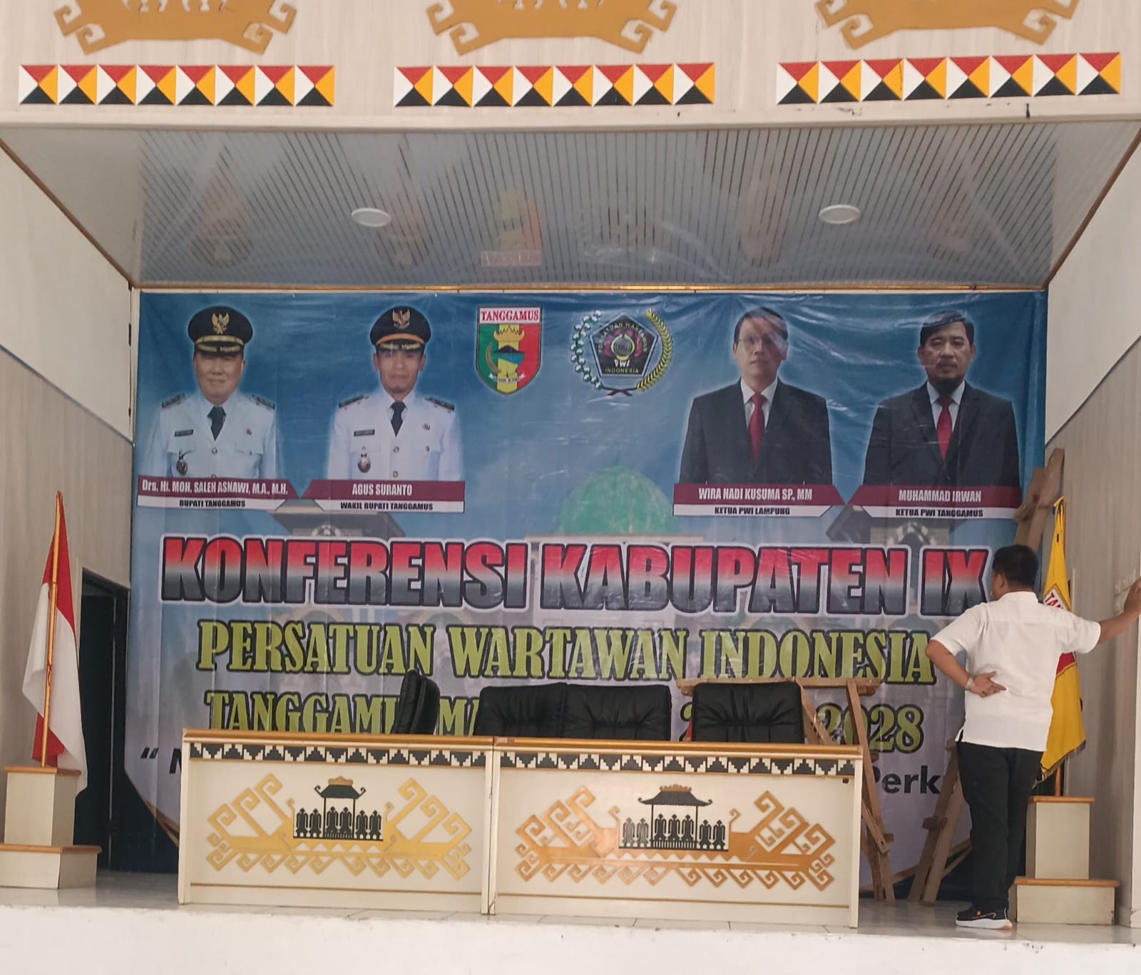 Persiapan Sudah Matang, Konferkab IX PWI Tanggamus Siap Digelar Besok 