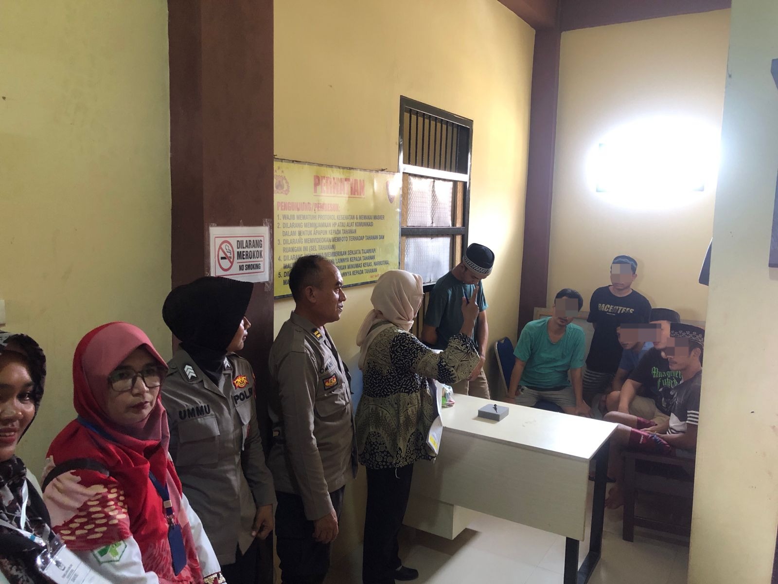29 Tahanan Polres Pringsewu  Salurkan Hak Pilih pada Pemilu 2024