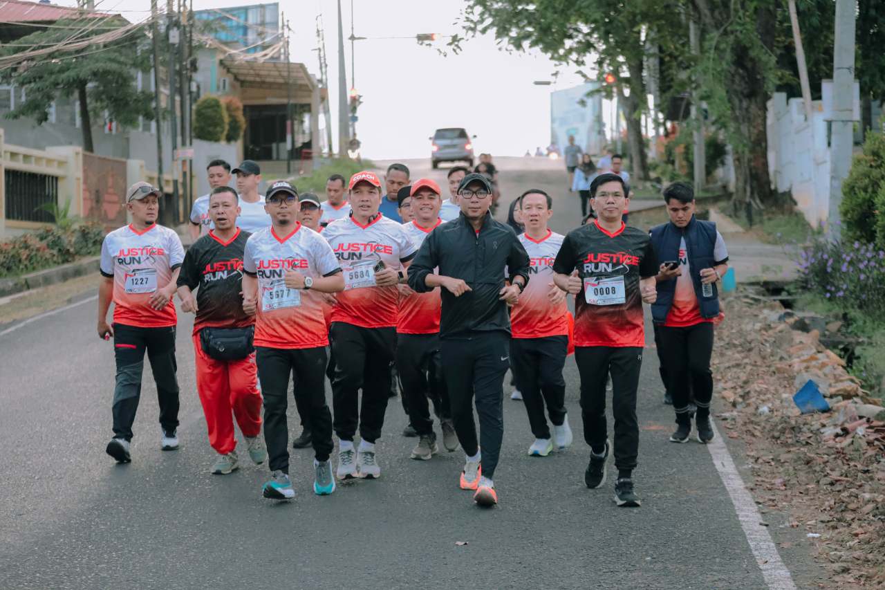 Gubernur Mirza Ajak Warga Lampung Gemar Olahraga Lewat Justice Run