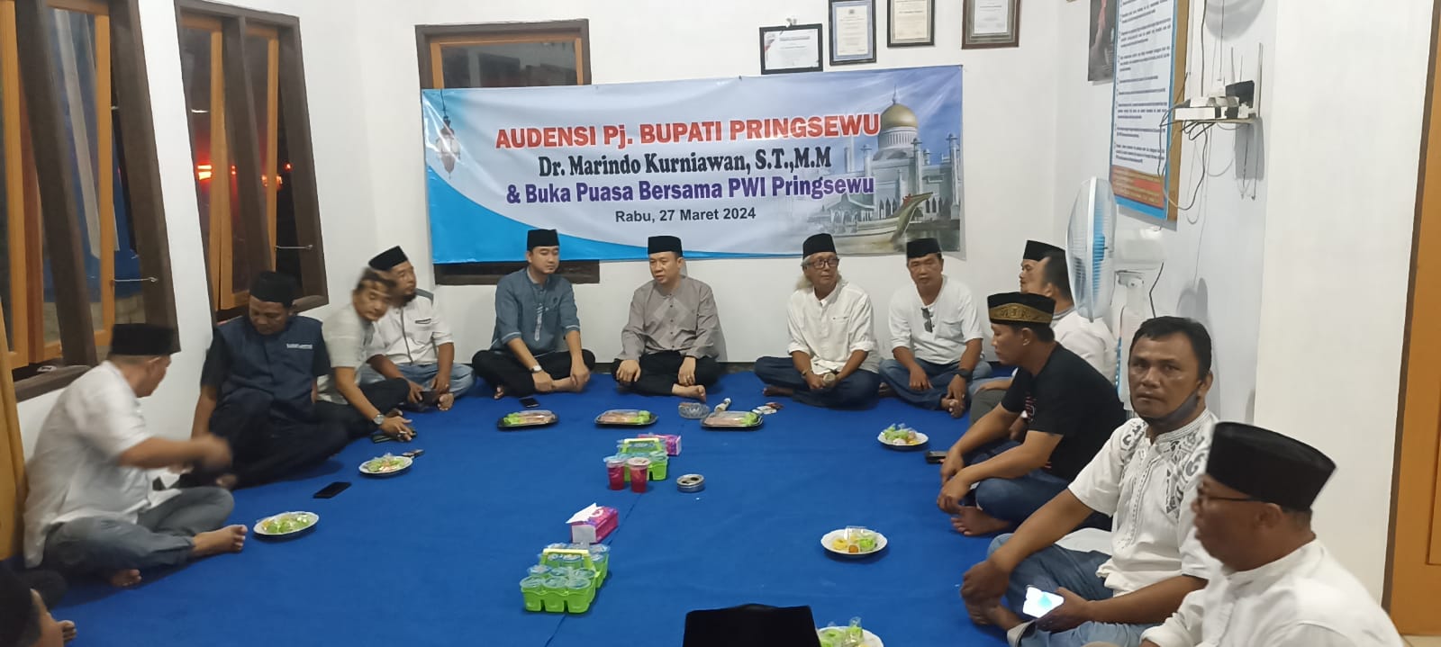 Tingkatkan Sinergitas, Pj. Bupati Pringsewu Silaturahmi Bersama PWI 