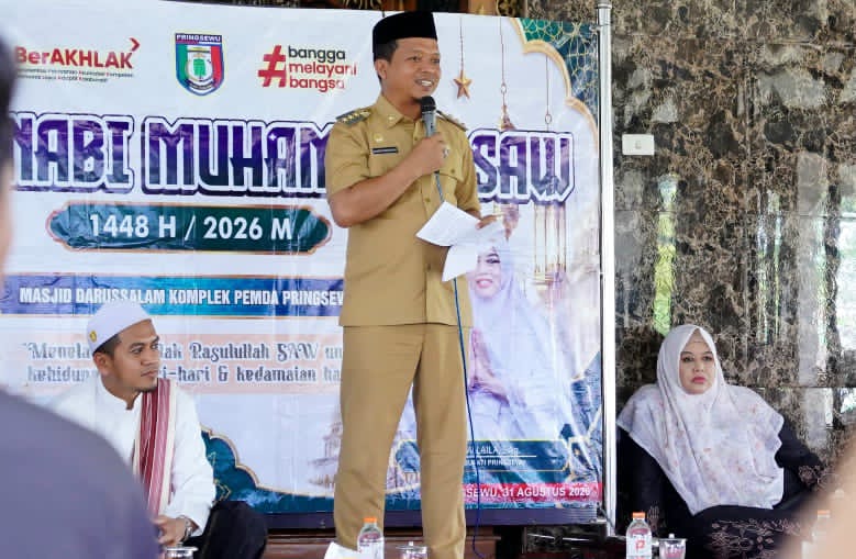 Maulid Nabi, Bupati Pringsewu Minta ASN Utamakan Integritas dan Pelayanan Publik