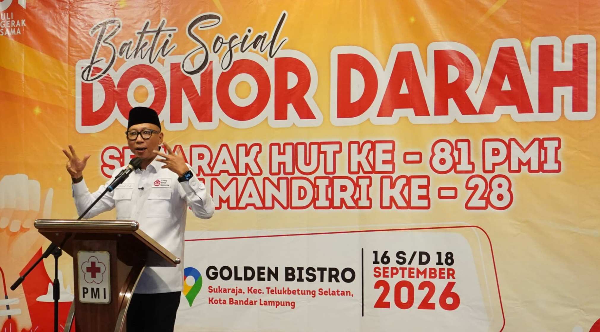 Gubernur Mirza Serukan Donor Darah dan Budaya Siaga Bencana
