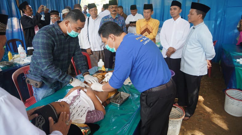Pondok Pesantren Ar-Rahman Pringsewu Gelar Baksos Ke-17