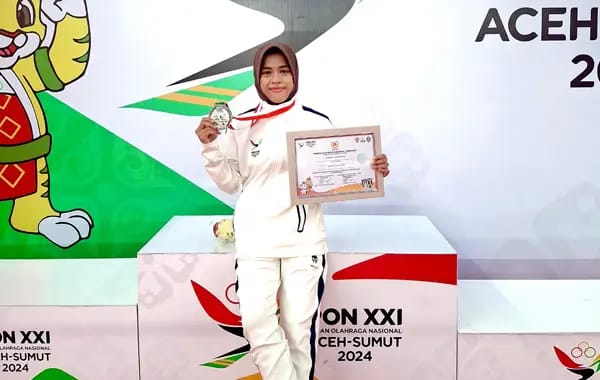 Raih Medali Perak di PON, Sevi Atlet Kickboxing Asal Tanggamus Dipanggil ke Pelatnas Sea Games