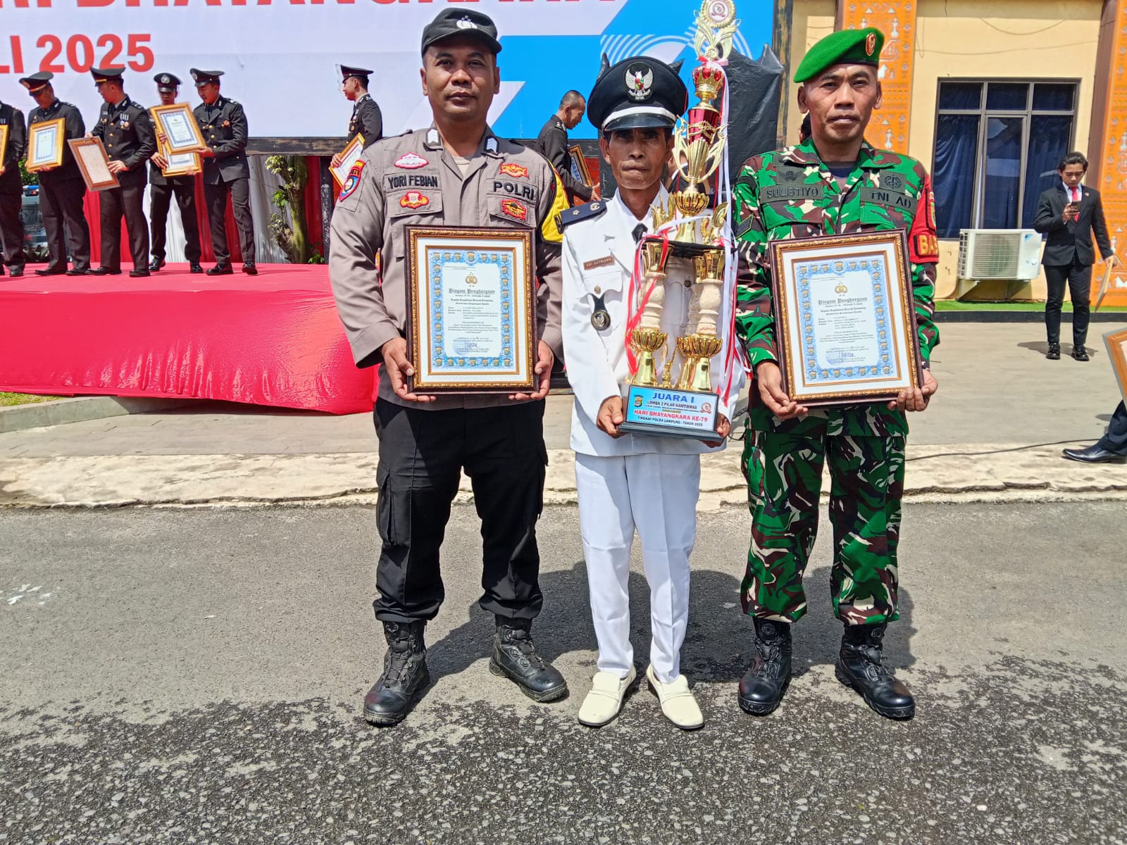Pekon Lugusari Pringsewu Raih Juara I Lomba Tiga Pilar Tingkat Polda Lampung