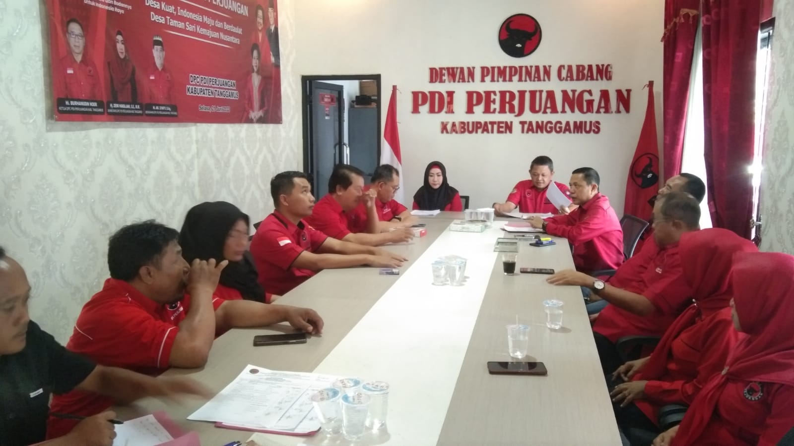 PDI Perjuangan Tanggamus Buka Pendaftaran Balonbup dan Balonwabup Pilkada 2024