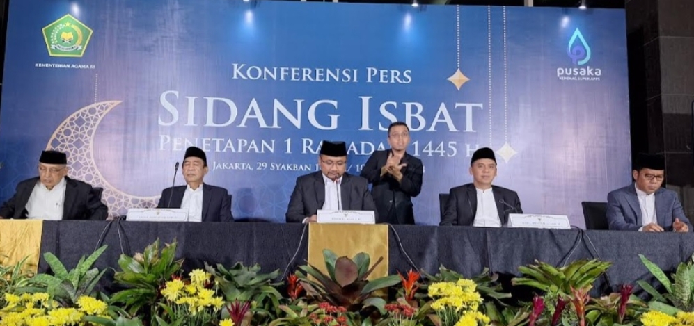 Hasil Sidang Isbat, 1 Ramdan 1445 H Jatuh Pada Selasa 12 Maret