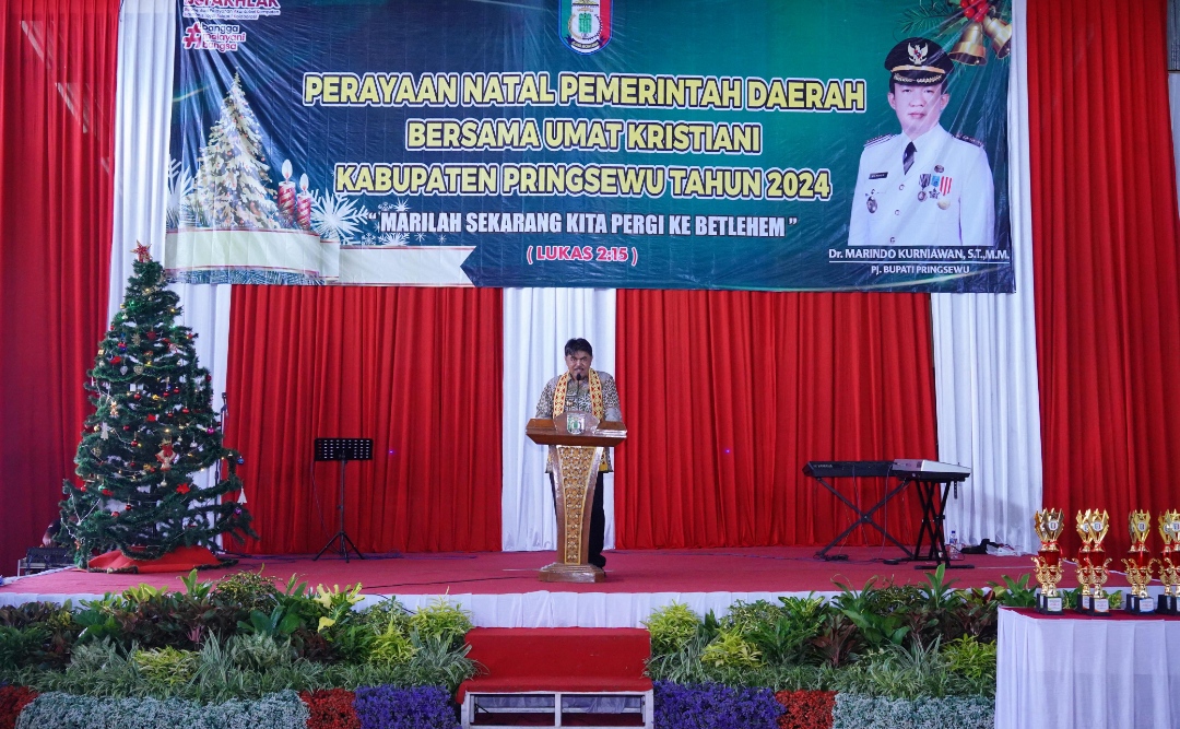 Pemkab Pringsewu Gelar Perayaan Natal Bersama 2024