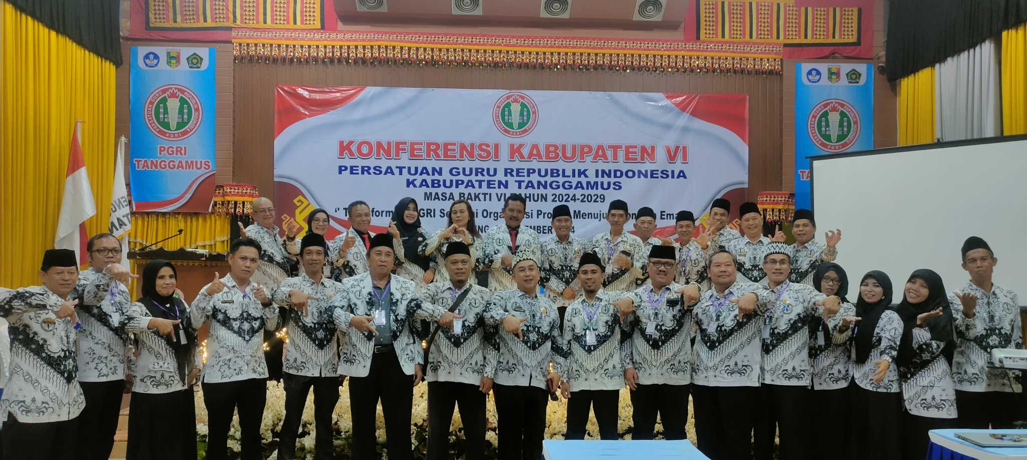 Hari Purnomo Pimpin PGRI Tanggamus Periode 2024-2029