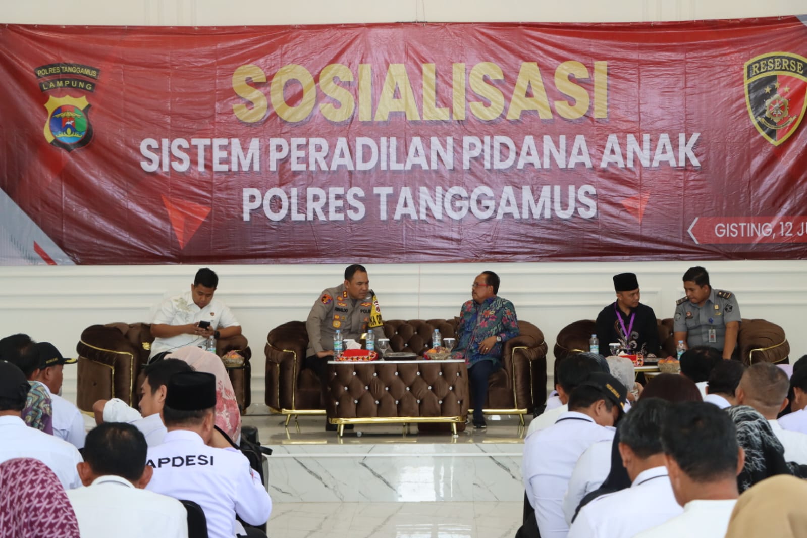 Polres Tanggamus Sosialisasikan Sistem Peradilan Anak