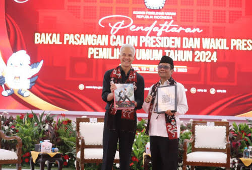 Susul Pasangan Amin, Ganjar-Mahfud Resmi Daftar Capres-Cawapres