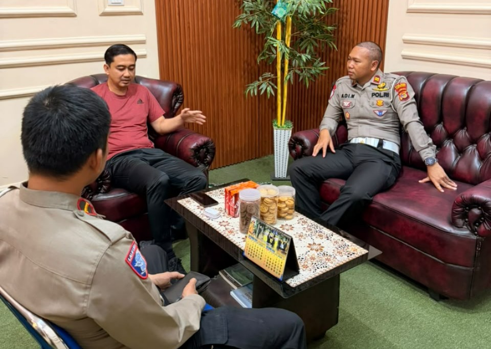 Perkuat Edukasi Lalu Lintas, Satlantas Pringsewu Gandeng Diskominfo