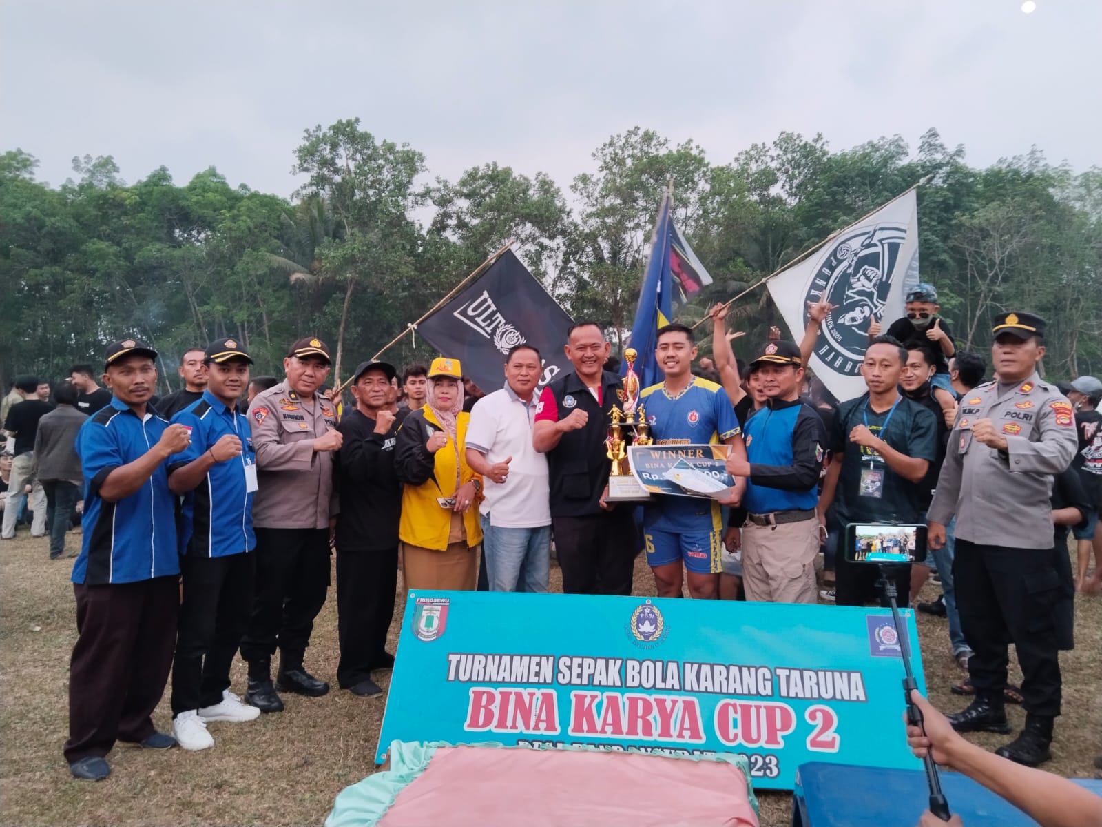 Persikosat Pringsewu Juara 1 Turnamen Bina Karya Cup II Pandansurat