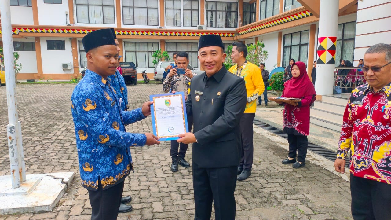 Pj Bupati Tanggamus Pimpin Pengucapan Sumpah Janji PNS