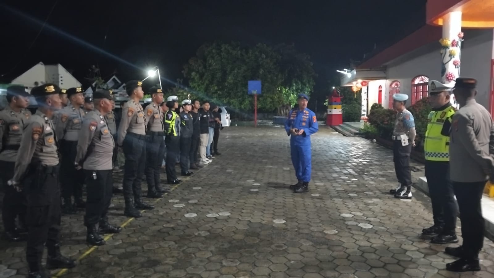 Amankan Imlek, Polres Tanggamus Terjunkan 56 Personel Gabungan