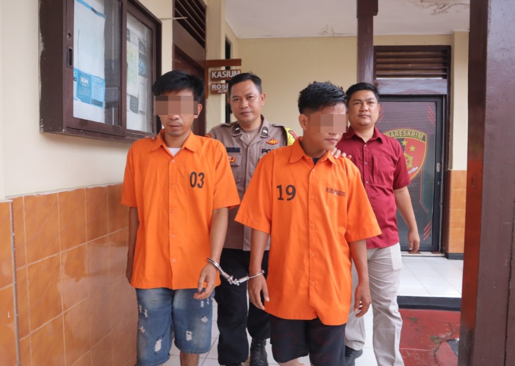 Dua Pelaku Pencurian Modus Ganjal Mesin ATM Asal Tanggamus Diringkus Polsek Pringsewu Kota 