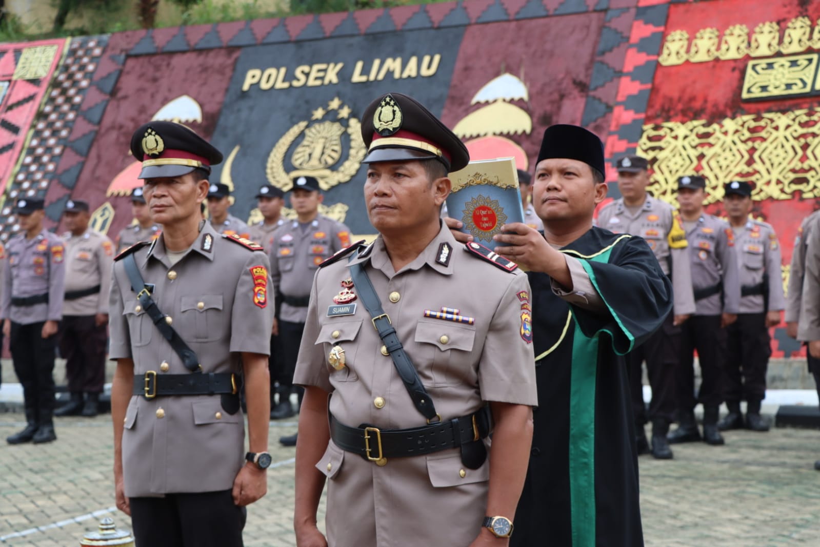 Kapolres Tanggamus Pimpin Sertijab Kapolsek Pulau Panggung 