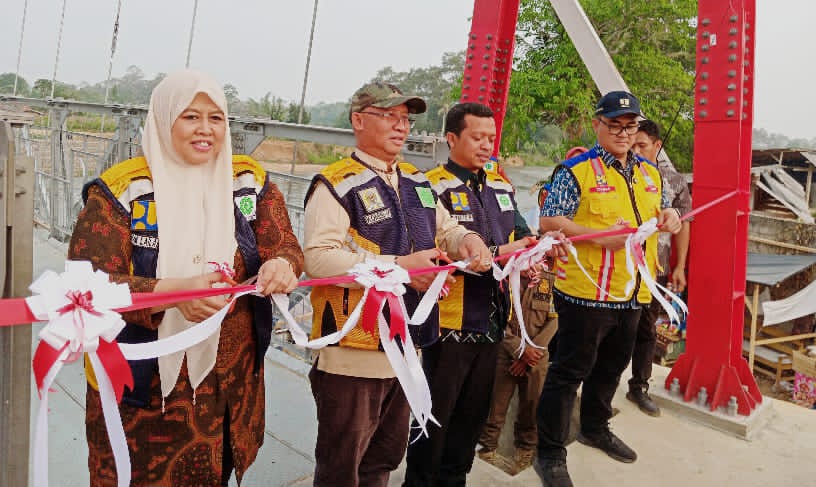 Jembatan Gantung Podosari–Sukoharjo IV Diresmikan, Dibangun dengan Anggaran Rp10 Miliar