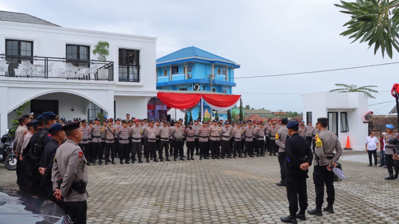 Amankan Pleno KPU, Polres Tanggamus Terjunkan 287 Personel