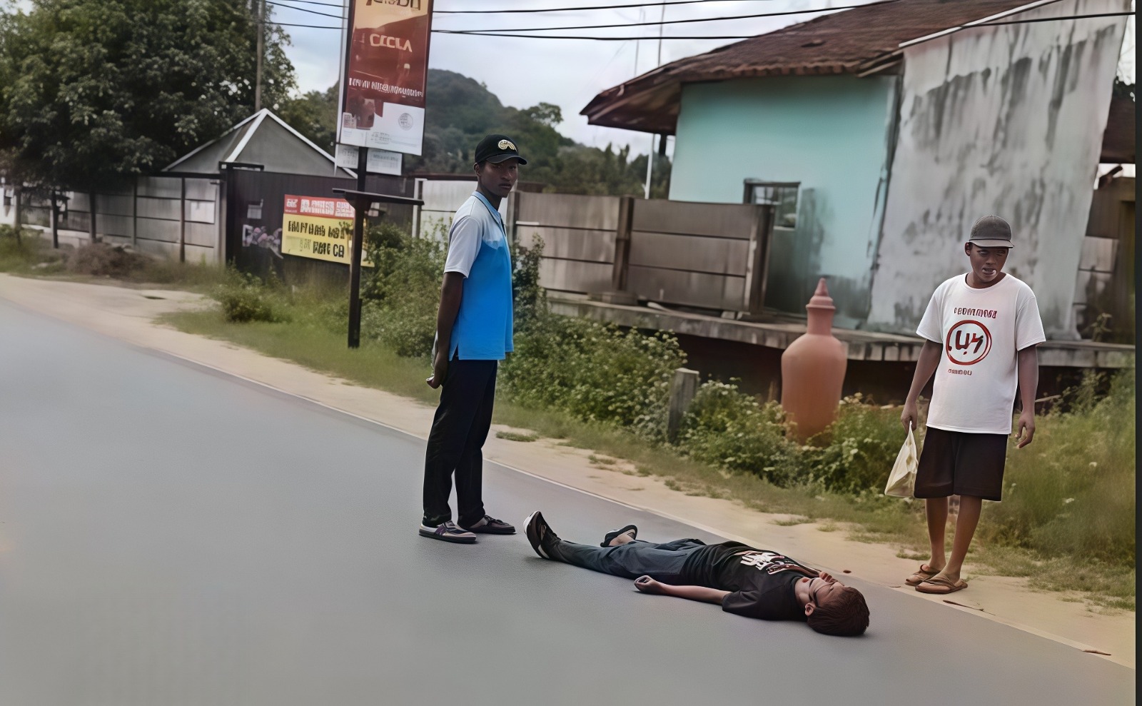 Awalnya Dikira Korban Kecelakaan, Pria Tergeletak di Jalinsum Pringsewu Ternyata ODGJ Asal Tanggamus