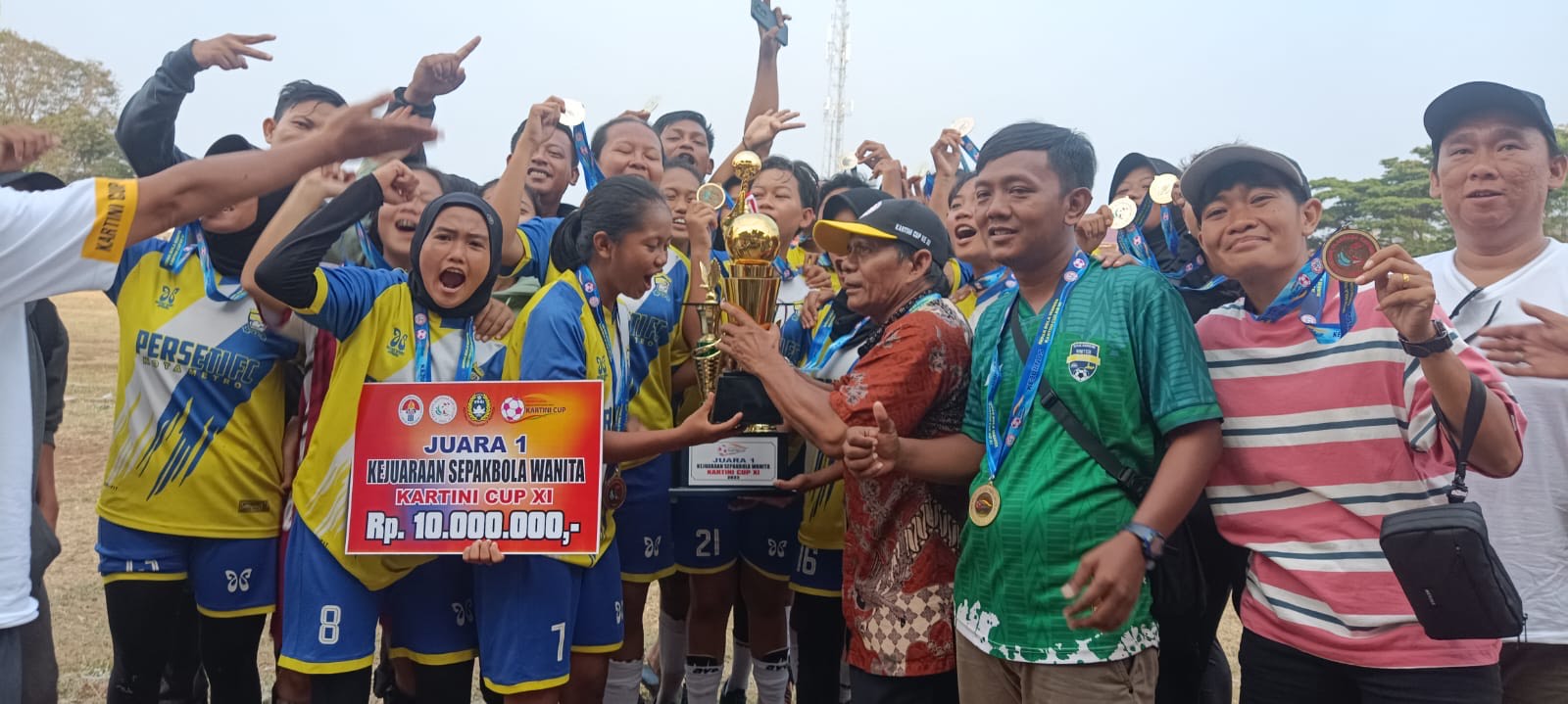 Bakauheni United Juara I Kartini Cup XI