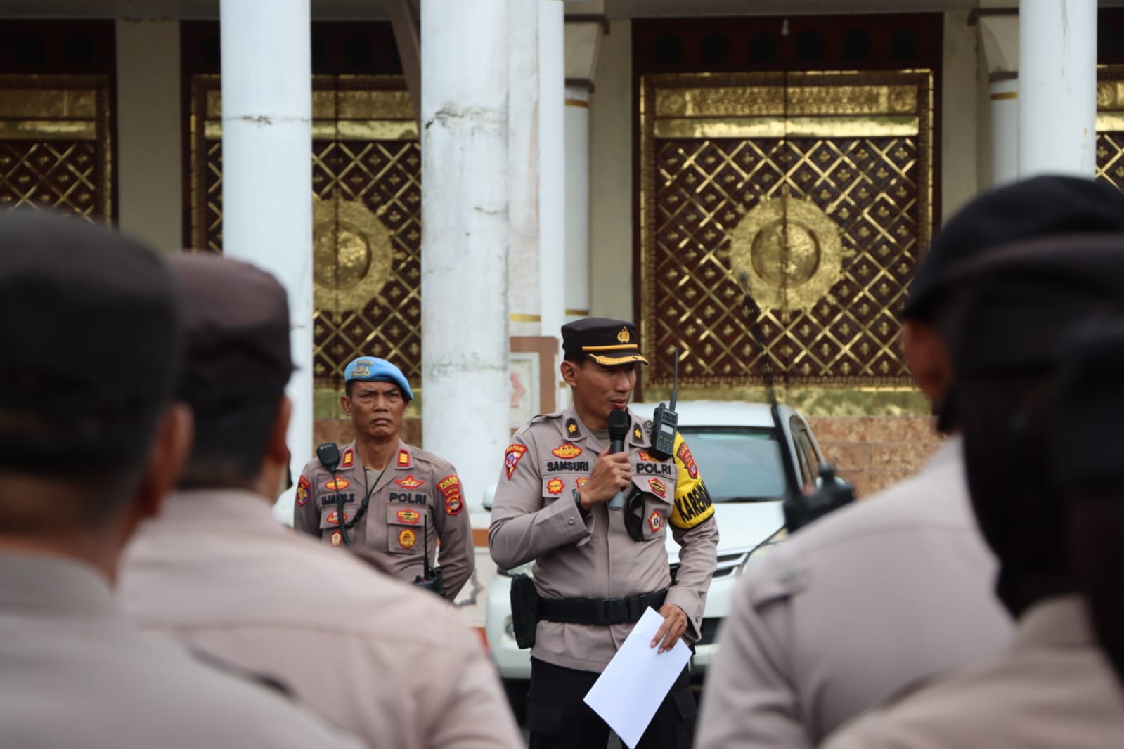 Amankan Debat Publik Cabup-Cawabup,Polres Tanggamus Terjunkan 215 Personel