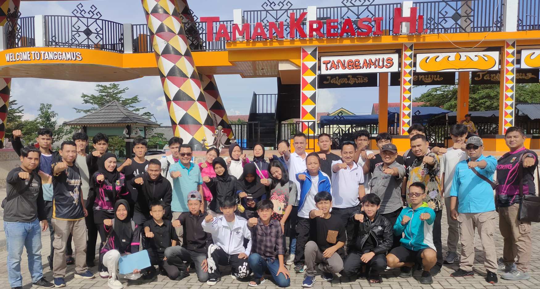 30 Atlet Tinju Tanggamus Ikuti Kejuaraan Tinju Amatir Bhayangkara Boxing Class 2025 Kapolresta Bandar Lampung