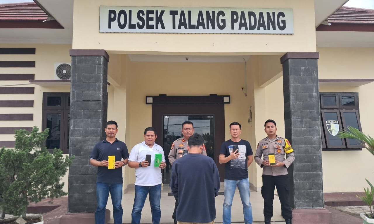 Gasak 3 HP, YS Ditangkap Polsek Talang Padang