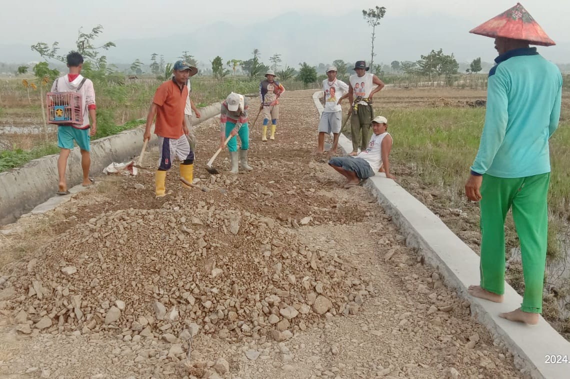 Wonosari Pringsewu Realisasikan Dana Desa Untuk Pembangunan Talud 