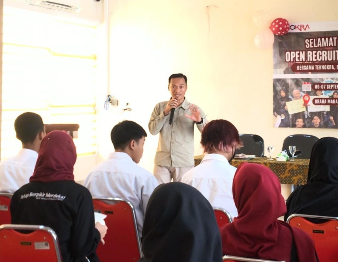 Jadi Pembicara di Teknokra Oprec 2025, Ketua IWO Lampung Ajak Calon Magang jadi Kru Profesional