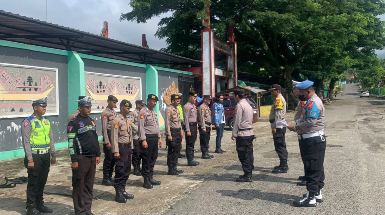 Amankan Gebyar Hari Nusantara, Polres Tanggamus Terjunkan Personel Gabungan