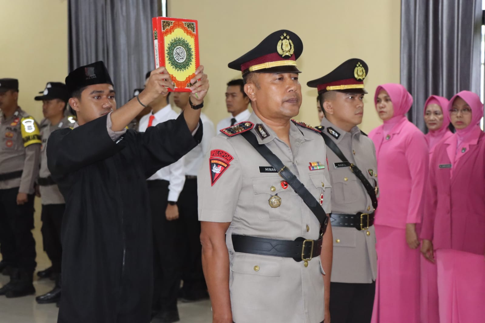 Mantan Kasat Samapta Polres Tanggamus AKP Minan Kini  Jabat Kabag Ops Polres Pringsewu